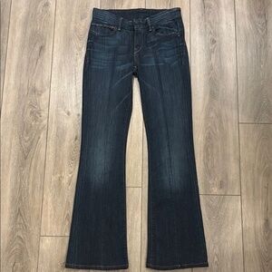 RARE! 7 for All Mankind Anniversary Limited Edition New York Dark Skinny Boot